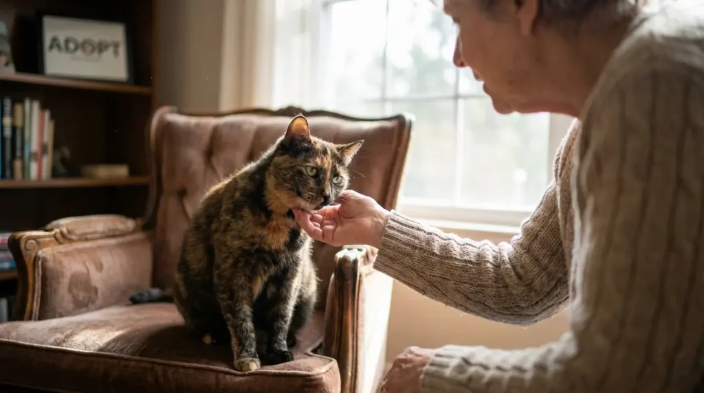 adopter un chat adulte
