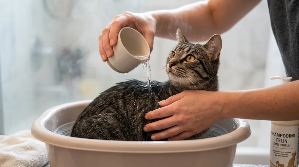Comment laver un chat ?